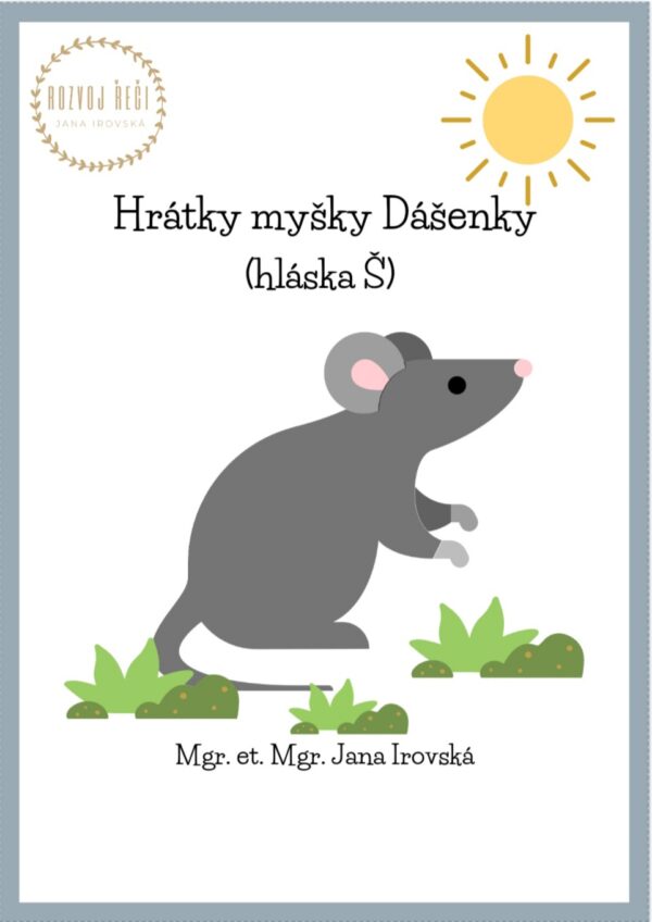 Hrátky myšky Dášenky (hláska Š) v pdf