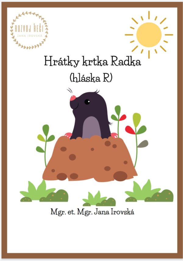 Hrátky krtka Radka (hláska R) v pdf