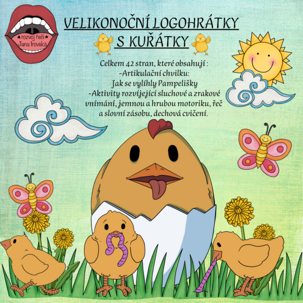 VELIKONOČNÍ LOGOHRÁTKY S KUŘÁTKY v pdf