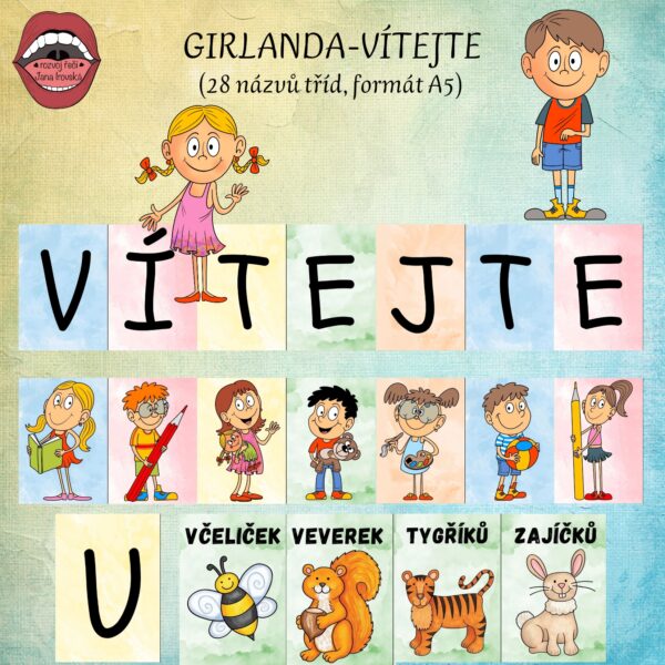 GIRLANDA VÍTEJTE v pdf