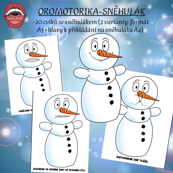 OROMOTORIKA SE SNĚHULÁKEM v pdf