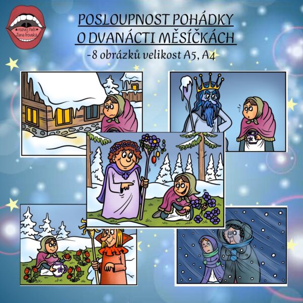 POSLOUPNOST POHÁDKY: O DVANÁCTI MĚSÍČKÁCH v pdf