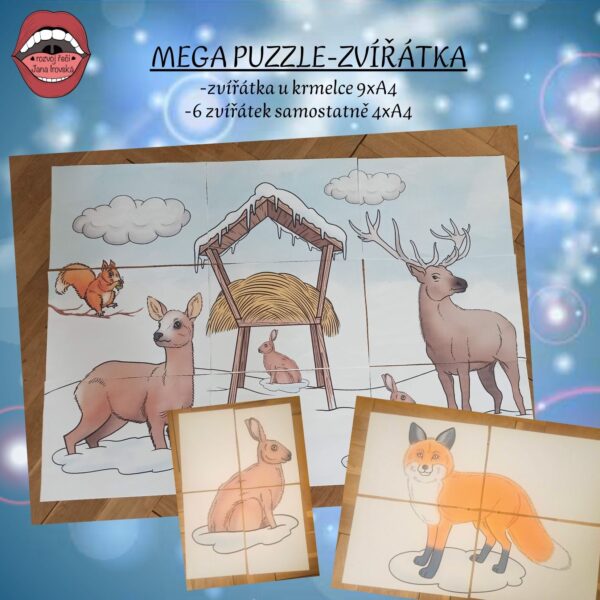 MEGA PUZZLE ZVÍŘÁTKA v pdf