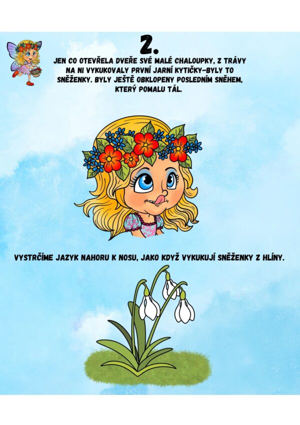 LOGOPEDICKÁ POHÁDKA S JARNÍ VÍLOU (PLOTOVKA) v pdf - Image 2
