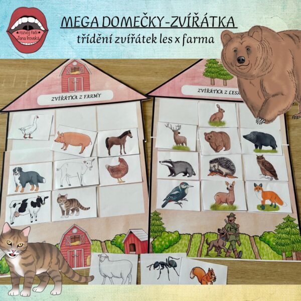 TŘÍDÍCÍ MEGA DOMEČKY ZVÍŘÁTEK v pdf