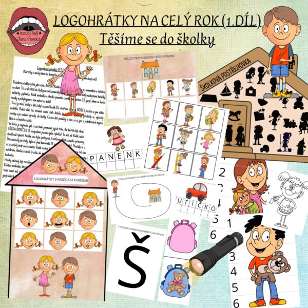 LOGOHRÁTKY NA CELÝ ROK 1. díl v pdf