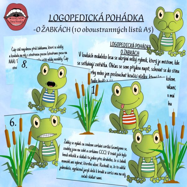 LOGOPEDICKÁ POHÁDKA: O ŽABKÁCH v pdf
