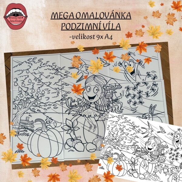 MEGA OMALOVÁNKA S PODZIMNÍ VÍLOU v pdf