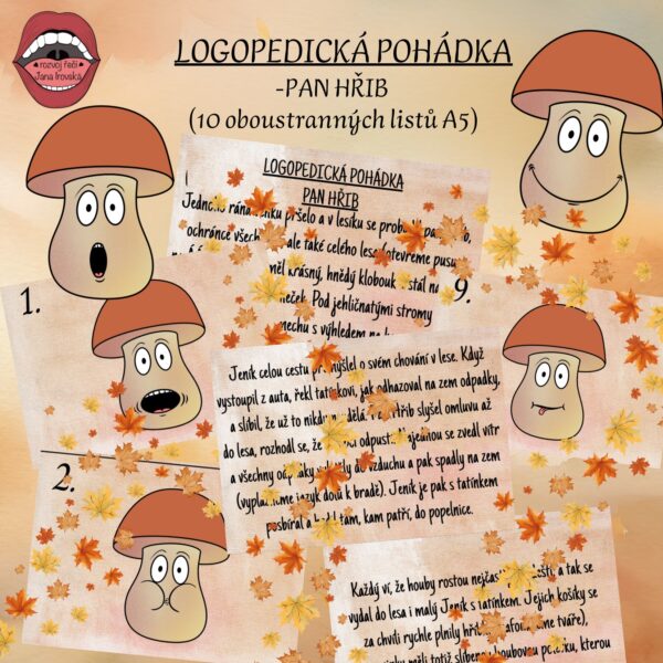 LOGOPEDICKÁ POHÁDKA: PAN HŘIB v pdf